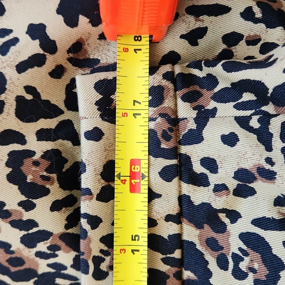 J Crew Leopard pencil skirt size 12 Tall - Picture 5 of 6